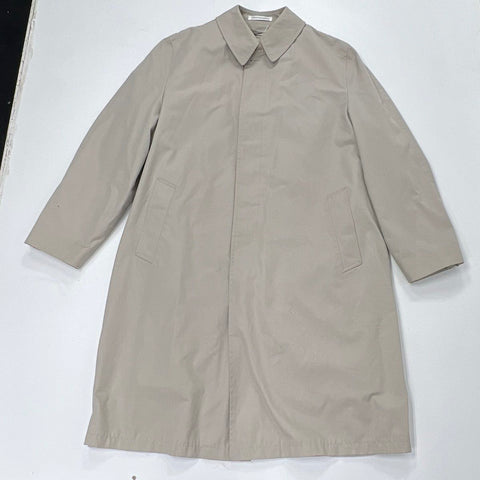 Vintage 80s Misty Harbor Trench Coat All Weather Zip Out Liner Sz 42L