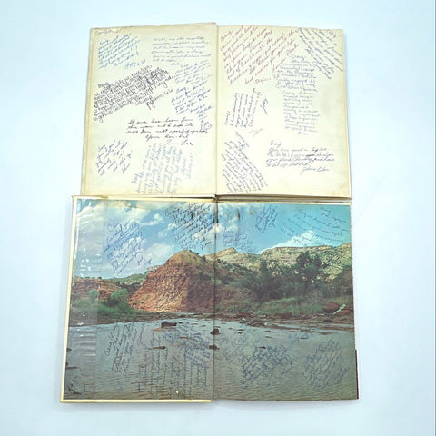 Canyon TX High School Yearbooks 1963 1964 Soaring Wings 2 Piece Vintage Lot