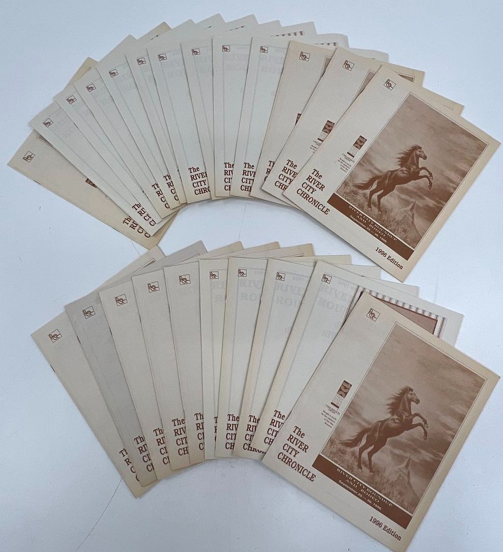Vintage River City Rodeo Roundup Lot 1988-2006 Programs Primer Newspaper