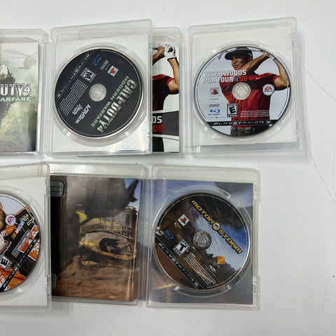 Call of Duty 4 MotorStorm NCAA Football 09 7 Game Lot Sony PlayStation 3 PS3