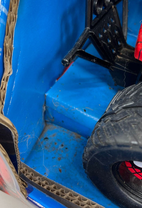 2018 Jada Toys Marvel Spider-Man RC Car Turbo Boost 2.4GHz Open Box