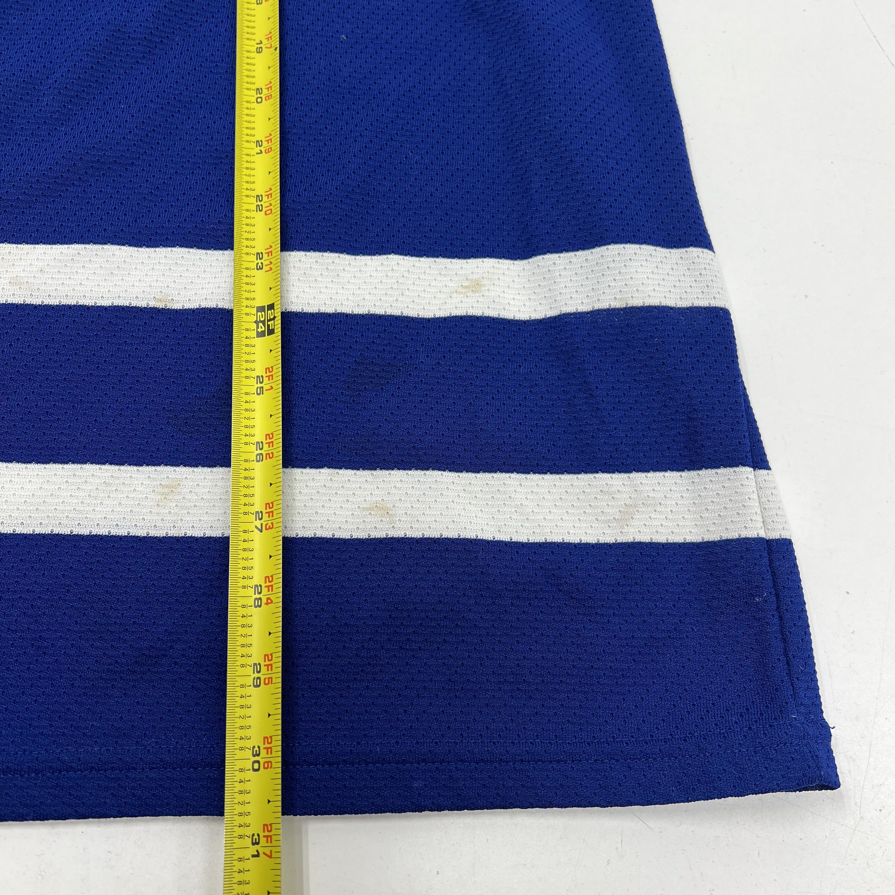 Vintage 80s CCM Toronto Maple Leafs NHL Hockey Jersey Assembled in Canada Sz XL