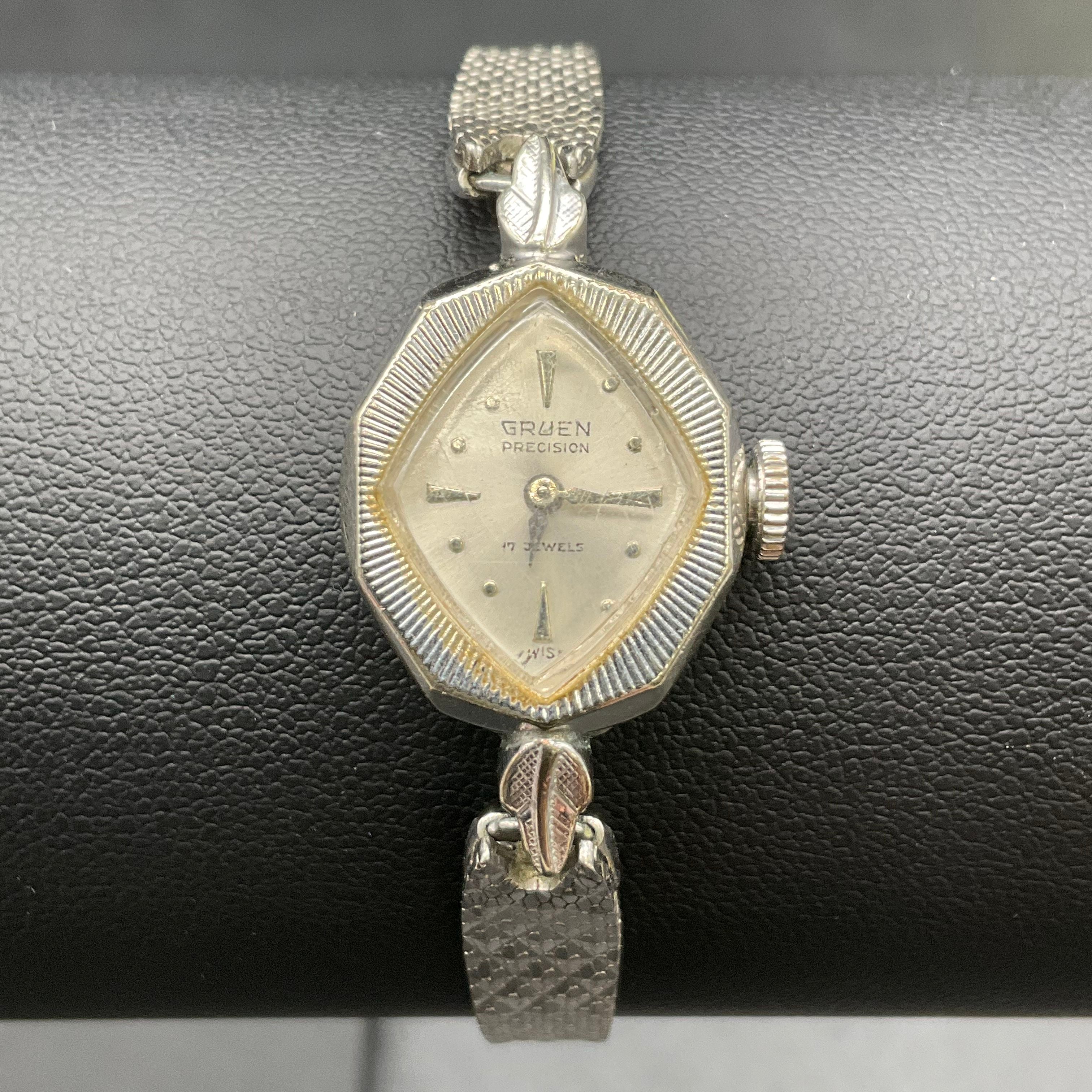 Vintage Gruen Precision 17 Jewel 10K RGP Manual Wind Watch