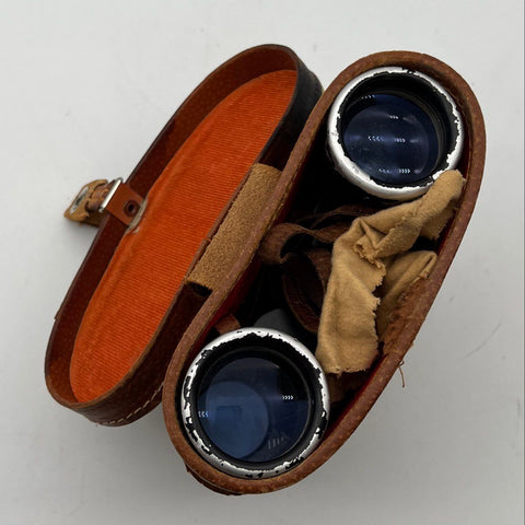 Tower 8x40 Binoculars Vintage Fully Hard Coated With Leather Case Made in Japan