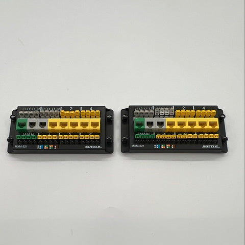 Suttle MXM-521 Voice & Data Distribution Module 2pc Not Tested Sold As Is