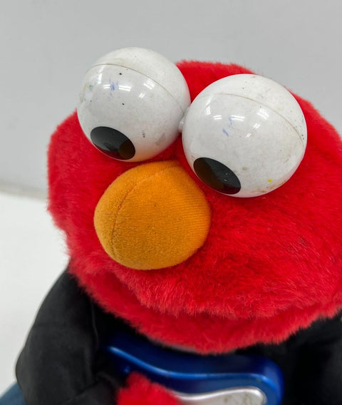 Vintage 1996 Tyco Rock & Roll Elmo Sesame Street Animated Plush Toy Tested