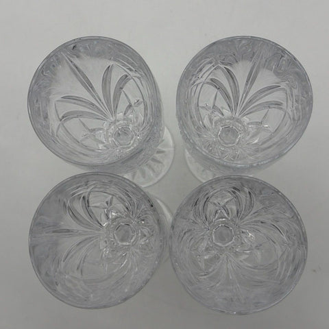 Marquis Waterford Brookside Water Goblets Set 4 Clear Crystal 8.5 Inch