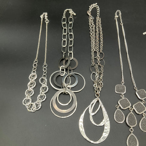 Chico's Lane Bryant Modern Fashion Jewelry Statement Necklace Lot of 9