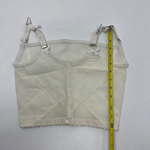 Vintage 60s Lot 3 Penney's Kleinert's Lingerie Longline Bra Garter Bodysuit M L