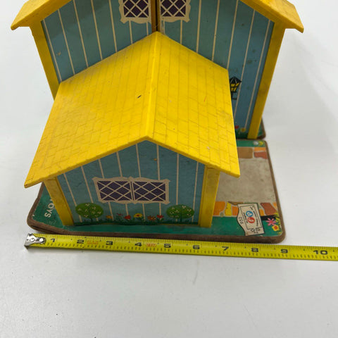 Vintage 1970s Fisher-Price Play Family House #952 Little People Dollhouse