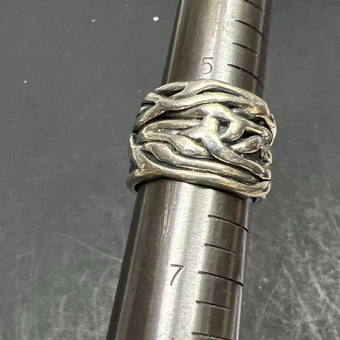Silpada 925 Sterling Silver Coin Pearl Ring Size 6