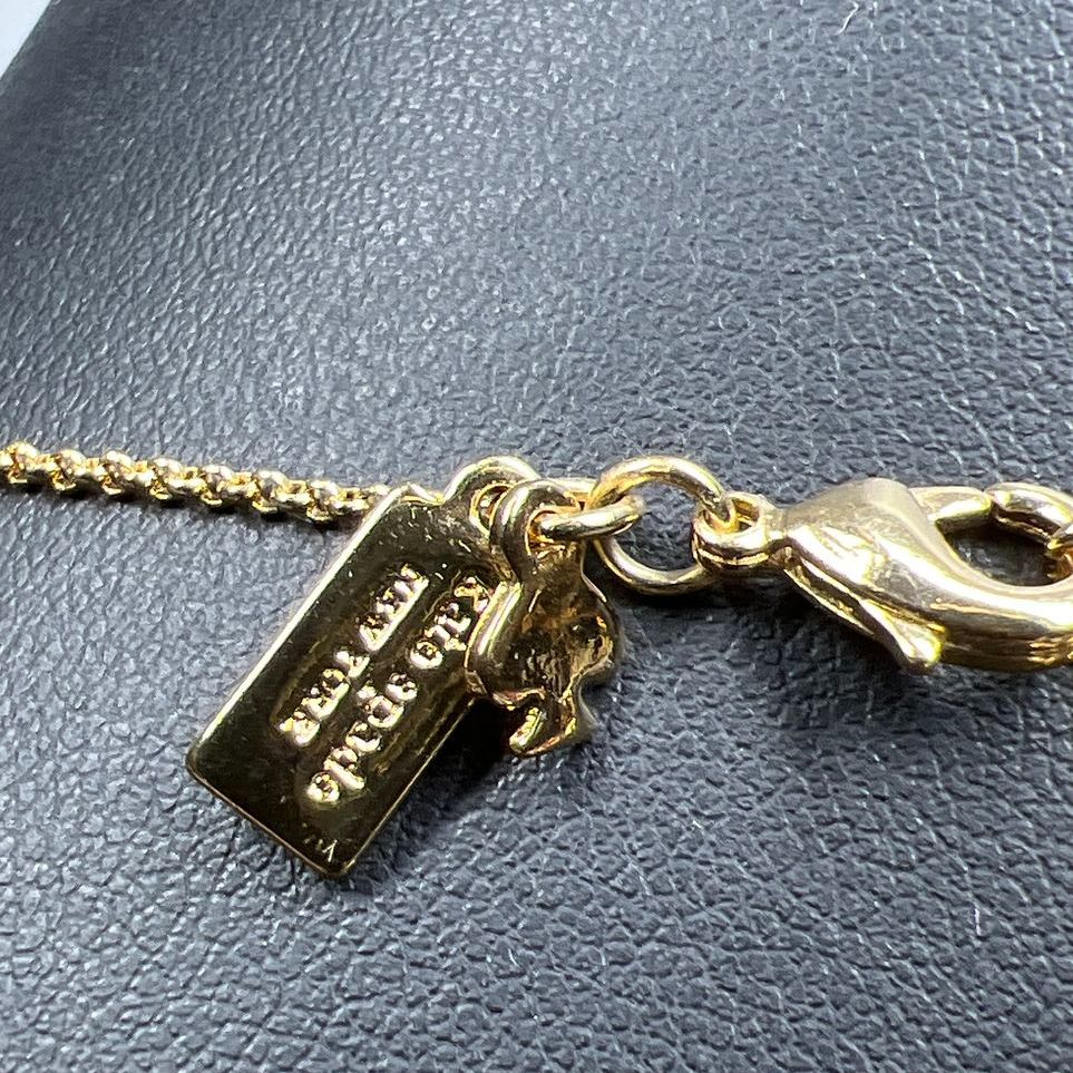Kate Spade Rhinestone Gold tone Y-Drop Necklace