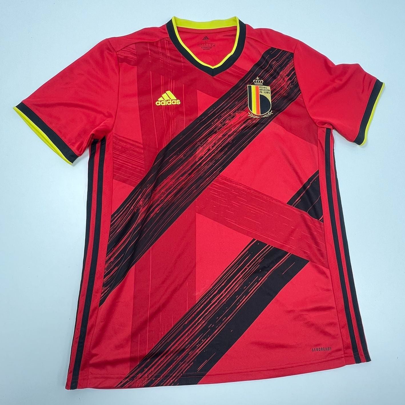 Royal Belgian FA Soccer Jersey #9 Leon Aeroready Red Apparel