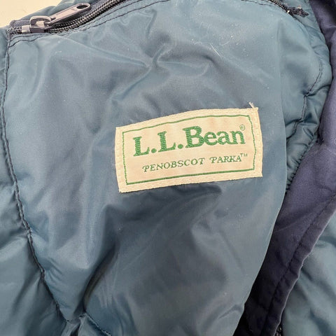 Vintage 90s LL Bean Penobscot Parka Thinsulate Insulated Jacket Coat Sz L