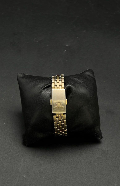 Vintage Seiko 5 Automatic 21 Jewels Gold Tone Ladies Watch 4207-00W0 Tested