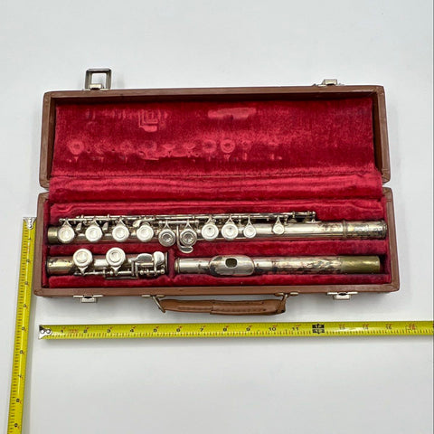 Artley 18-O Nogales Student Flute with Hard Case Silver Plated