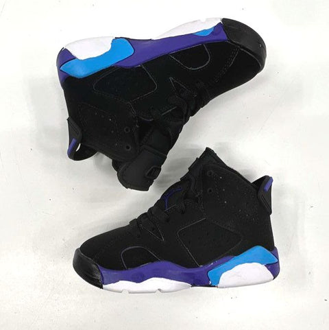 Nike Air Jordan 6 Retro Black Pink Toddler Size 8C OG Box