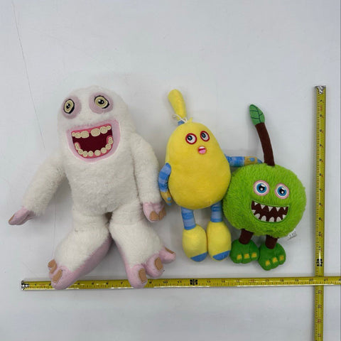 My Singing Monsters Plush Lot 5 Pcs Mammott Furcorn Wubbox Rare Mammott Spunge