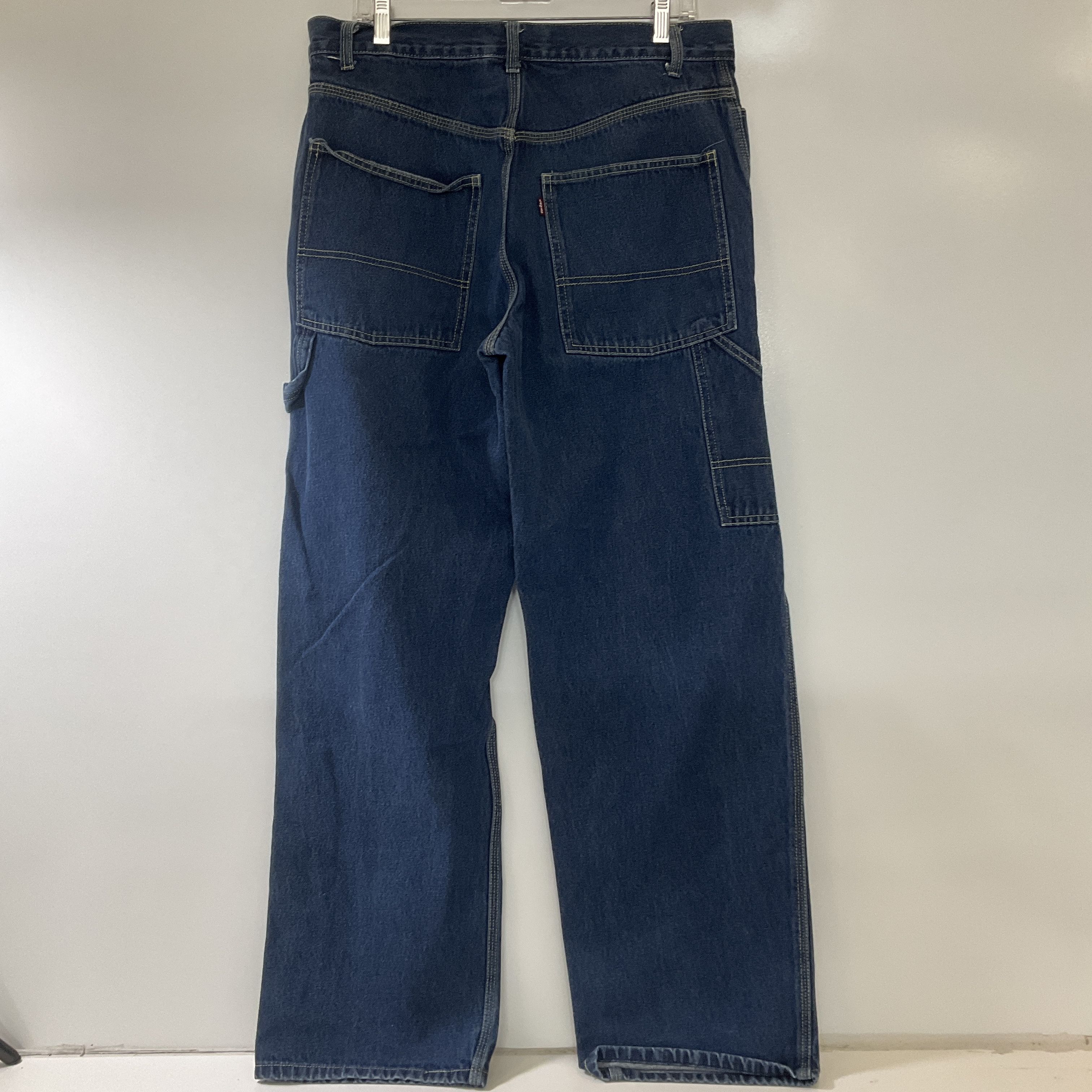 Levi's Men's Dark Wash Triple Stitch Carpenter Jeans Vintage Y2K 2001 33x34