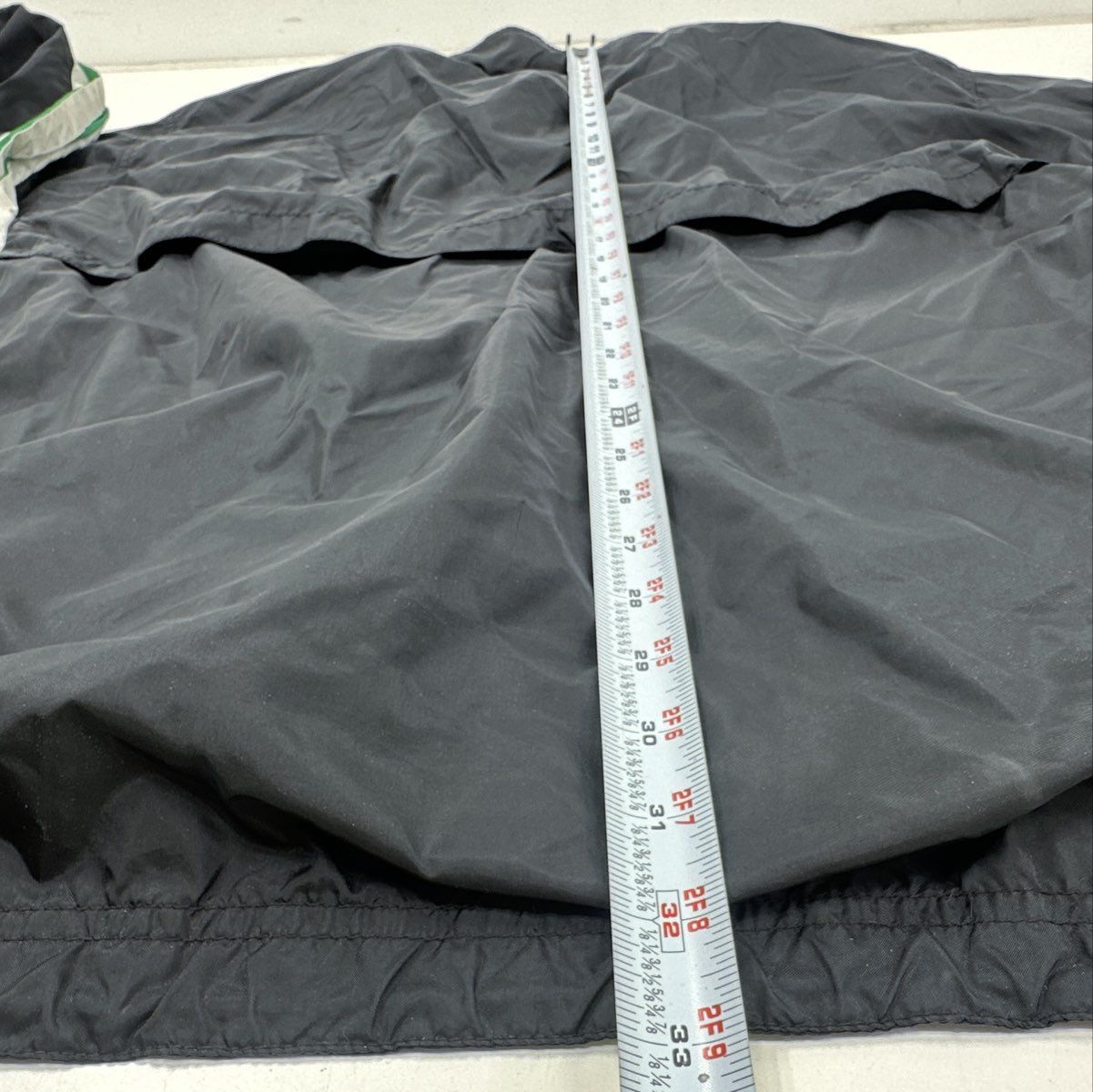 Vintage 90s Adidas 1/4 Zip Windbreaker Jacket Black Green Mesh