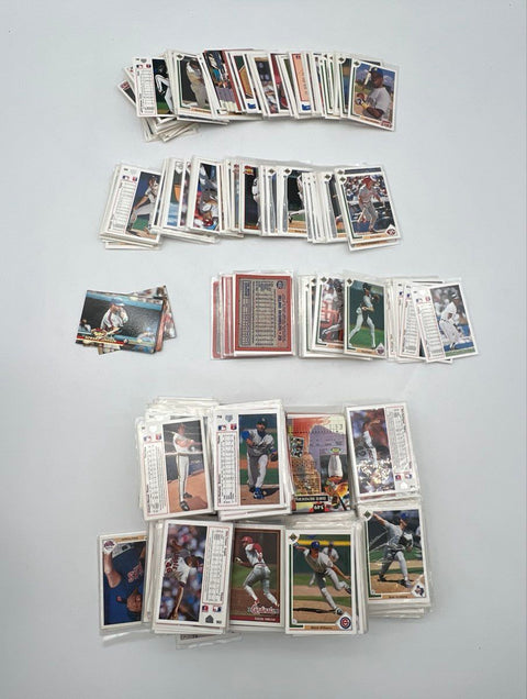 Football Baseball Card Lot 1980s-90s Topps Upper Deck 6.5 Lbs See Photos