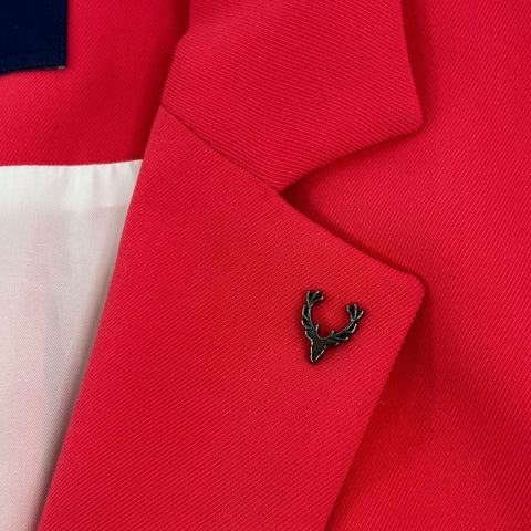 NWT Women's Allen Solly Salmon Pink Blazer Suit Jacket with Pin - Size XL