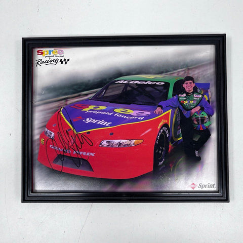 NASCAR Framed Print Lot 5 Signed Adam Petty David Nickens Lance Norick Mopar