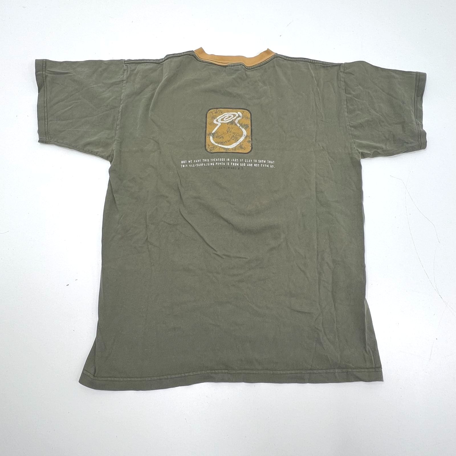 Vintage 90s Jars of Clay Christian Rock Band T-Shirt Double Stitch USA Sz L