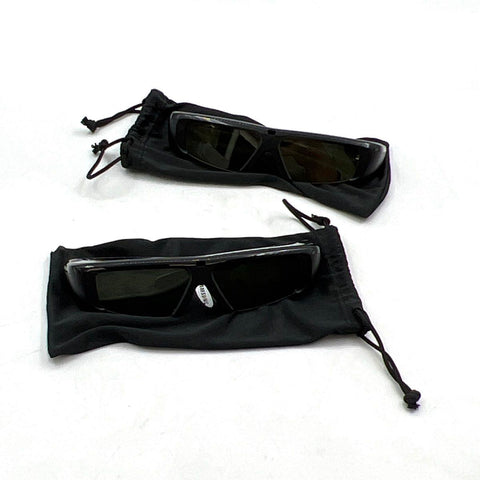 Samsung Active 3D Glasses Lot of 2 With Pouches Not Tested Sold As-Is