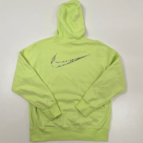Nike Men's Neon Green Volt Be Quick Graphic Pullover Hoodie Sz M