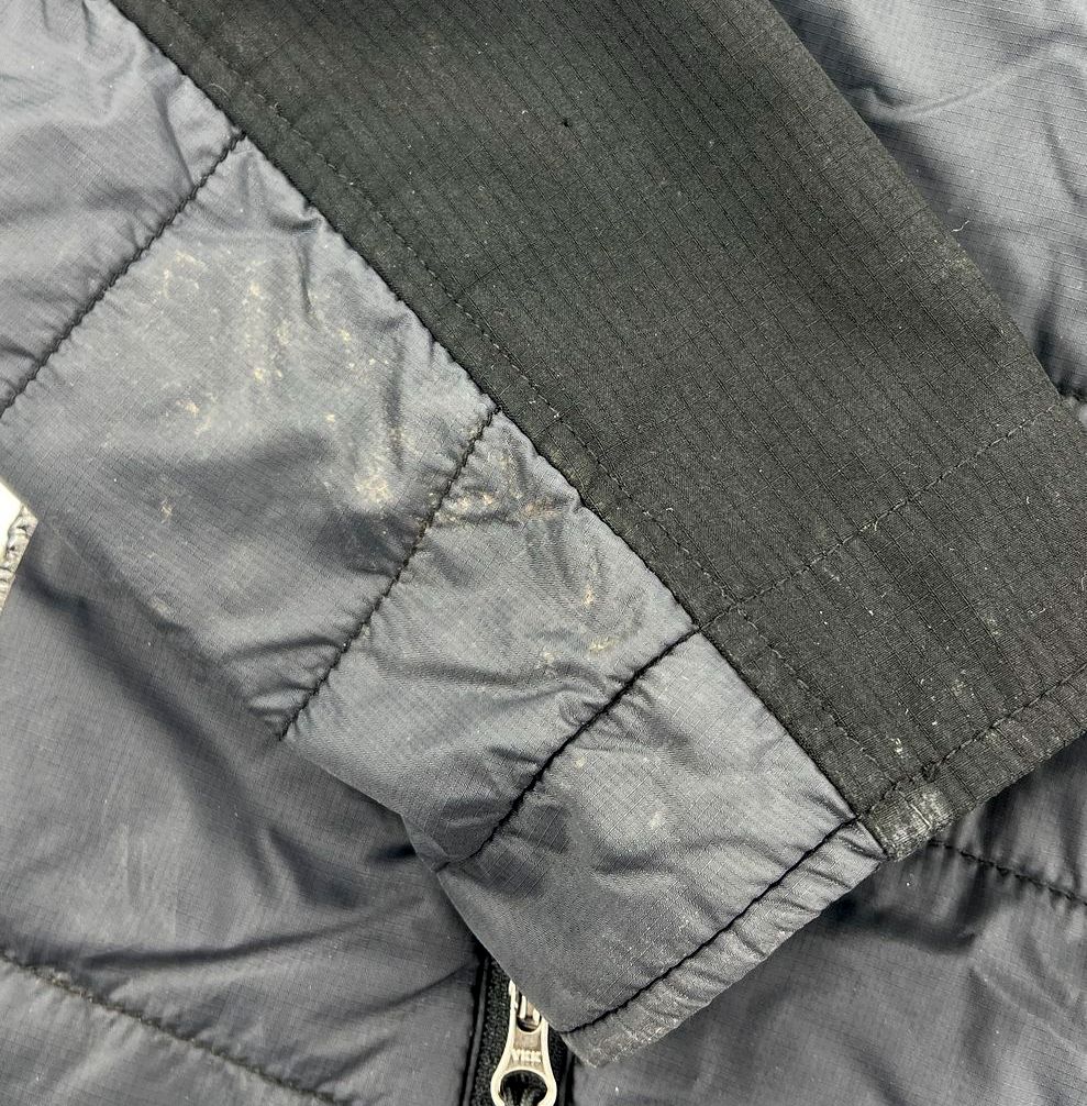 Men's Carhartt Black J294 Hybrid Soft Shell Full Zip Puffer Jacket - Size Small