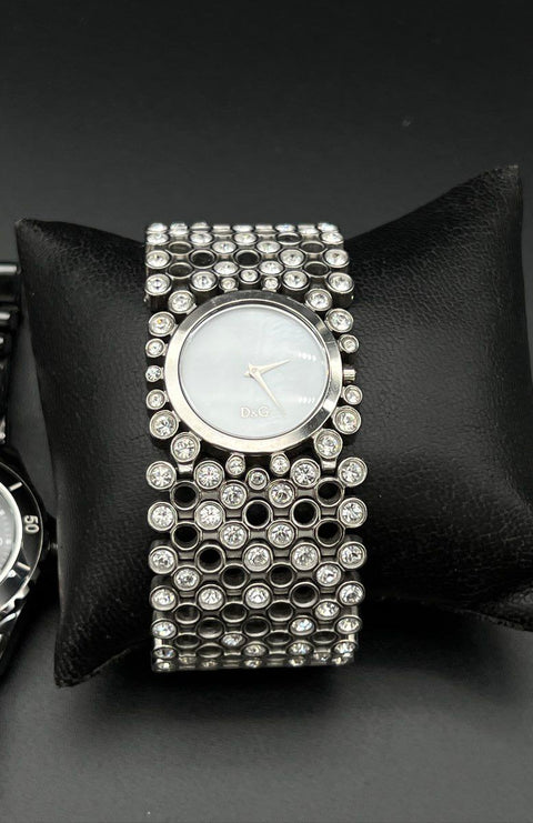 Designer Watch Lot of 4 D&G Hugo Boss DKNY Isaac Mizrahi Live Fashion Watches