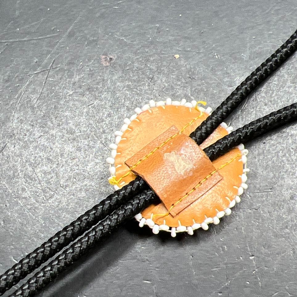 Seed Bead Bird Bolo Tie