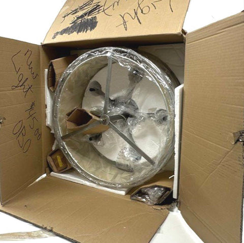 Golden Lighting Ceiling Light Fixture Modern Drum Shade Open Box