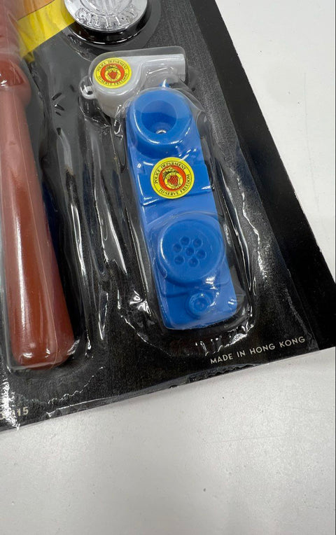 Lot of 3 Vintage Police Patrol Set No. 215 Made in Hong Kong Toys NIP Sealed