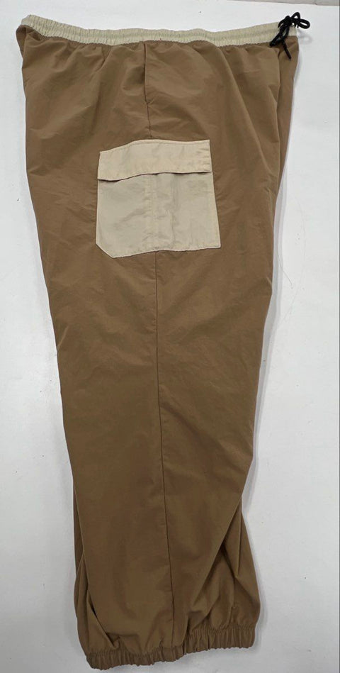 Nike Woven Cargo Pants Tan Beige Sportswear Joggers Elastic Waist Men's Sz XXL