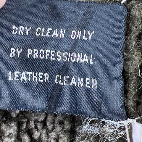 Vintage 80s Country Club B-3 Bomber Shearling Lined Leather Flight Jacket Sz M