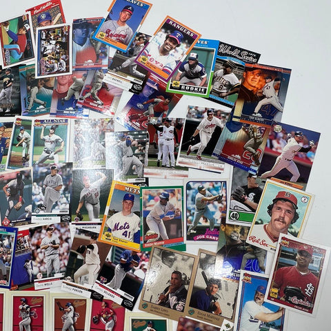 Baseball Card Lot Topps Upper Deck Fleer 1980s 1990s 2000s Junk Wax Era Stars