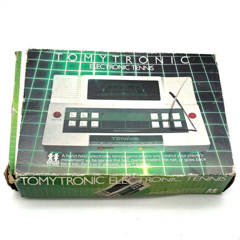 Vintage Tomy Tomytronic Electronic Tennis Handheld Game No. 7606 Tested Works