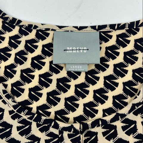 Free People Maeve Womens Top Blouse Lot Boho Embroidered Bird Print Sz M L