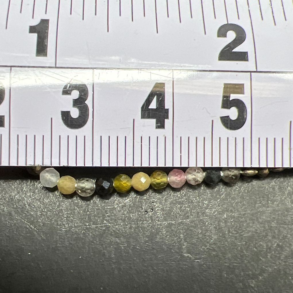 Annika Bella Multicolor Beaded Sterling Silver Chain Necklace NIB
