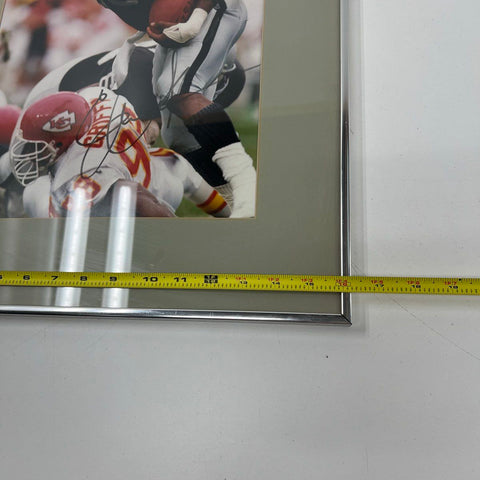 Eric Dickerson Signed Autograph Framed 8x10 Photo LA Raiders HOF NFL