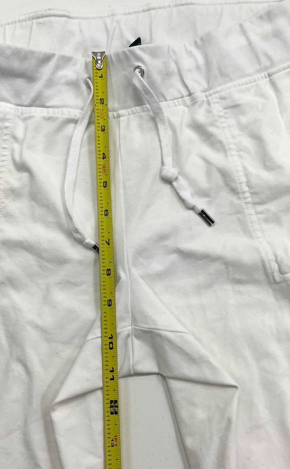 Women's L-RL Ralph Lauren Active White Capri Casual Pants - Size Large