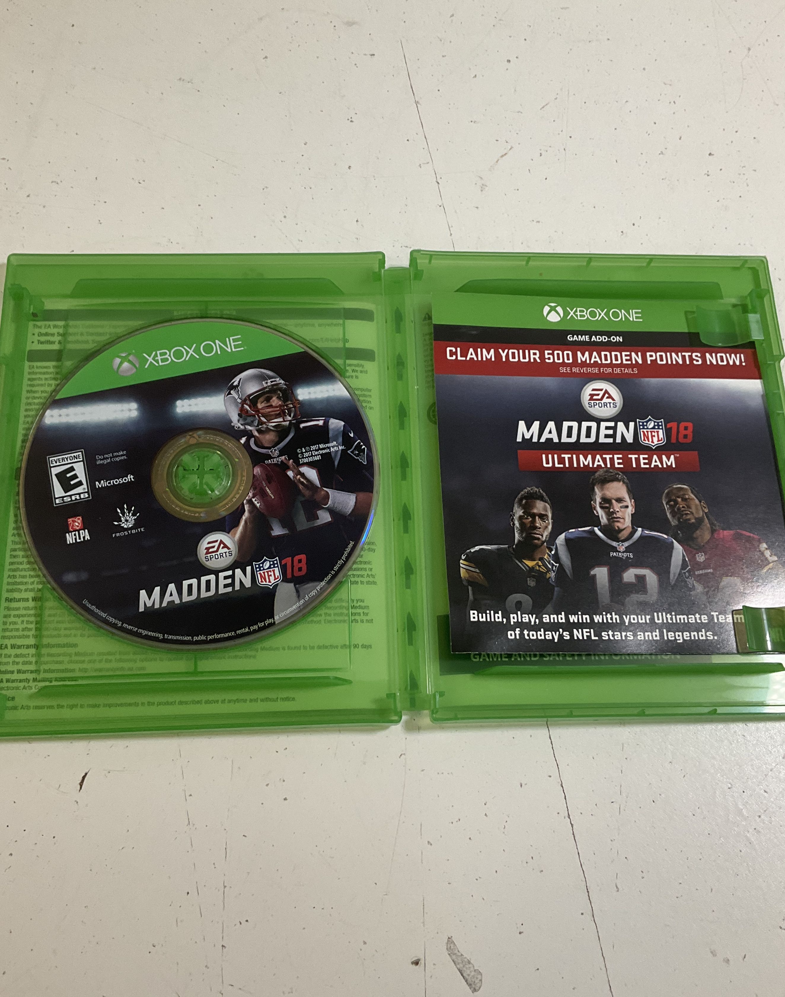 Madden NFL 20 18 NBA 2K17 16 Xbox One Lot of 4 Games Microsoft