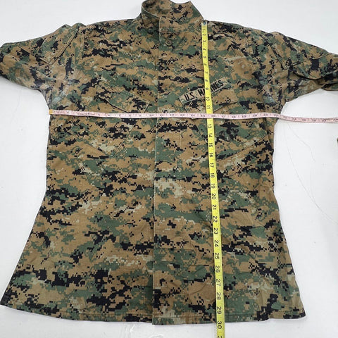 USMC MARPAT Woodland Camo MCCUU Blouse Lot of 2 Marines Sz Med Long / Large