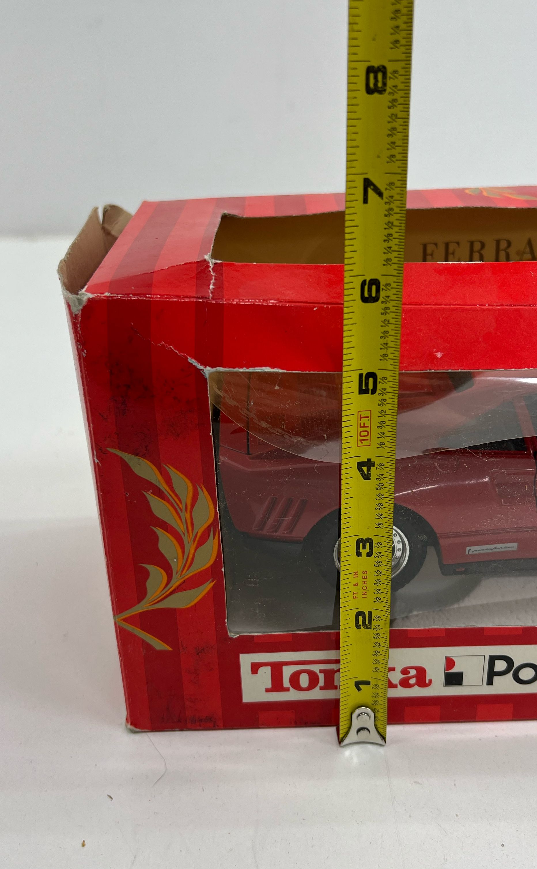 IOB Tonka Polistil Red Ferrari GTO 1:16 TG Die Cast Sports Car
