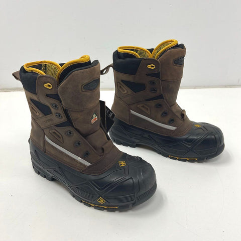 NWT Terra Crossbow XS Insulated Composite Toe Winter Work Boots Brown Size 10