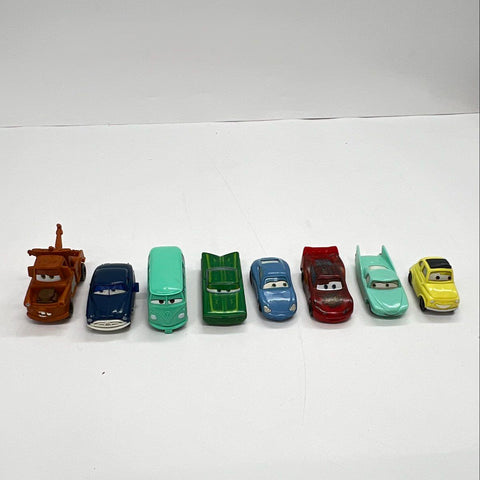 McDonalds Disney Pixar Cars Toy Car Lot 8 Vehicles Mater McQueen Luigi Sally