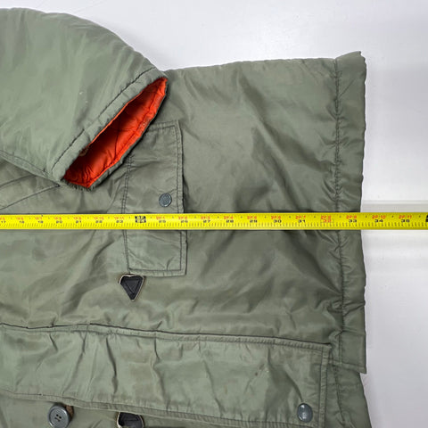 Vintage 70s Military Sage Green M-3B Antarctic Parka Jacket Coat Men's L