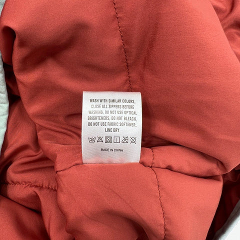 Yo Colorado Men's Colorblock Hooded Half Zip Pullover Jacket Red Blue Sz M